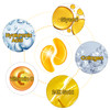 Adofect Collagen Powder Eye Mask 30 Pairs Gold Under Eye Gel Pads Hyaluronic Acid Under Eye Mask Gel Patches for Puffy E