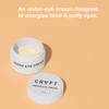CRVFT Mens Under Eye Cream 25oz AMPM 30 Day Supply Reduce the Appearance of Puffy Eyes Lessen Dark Circles Invigorated w