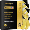 ceedoo Under Eye Patches 24 Pairs Gold Under Eye Mask for Puffy Eyes Dark Circles Eye Bags Wrinkles Collagen Eye Gels wi