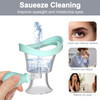 Eye Wash Cup Silicone Manual Air Pressure Eye Cleaning Toolfor SoothingTired Eyes Convenient and Effective Removes Dust