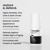 natural outcome Man Skin Eye Cream for Men Restore Defend Anti Aging Eye Cream with Peptides Avocado Oil and Rice Protei