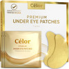 CLOR Under Eye Patches Premium Golden Under Eye Mask Enriched with Hyaluronic Acid Caffeine Tea Tree Collagen under eye
