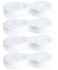 Arcemain 400 Sheets Disposable Non Woven Eye Mask Paper Disposable Cotton DIY Eye Paper Disposable Cotton Eye Pillow Cov