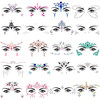 SIQUK 20 Sets Face Jewels Mermaid Face Gems Rave Face Jewel Rhinestones Face Crystal Face Stickers Jewels Gems Eye Jewel