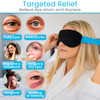 Arctic Flex Cold Eye Mask Gel Ice Pack for Cool Sleeping Dry Night Treatment Reusable Hot Spa Therapy for Sleep Skin Puf