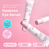 Hanskin Hyaluron Eye Serum Korean Hydrating Eye Care 4 Types of Hyaluronic Acid Cooling Metal Applicator DePuffing Smoot