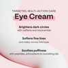 Mad Hippie Eye Cream AntiAging Under Eye Cream for Dark Circles and Puffiness with Niacinamide Peptides Kakadu Plum Lico