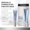 Neutrogena Rapid Wrinkle Repair Retinol Eye Cream for Dark Circles Daily AntiAging Under Eye Cream with Retinol Hyaluron