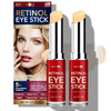 Retinol Under Eye Brightener Stick Dark Circles Under Eye Treatment for Women with 5 Hyaluronic Acid Complex Anti Aging