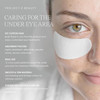 Project E Beauty 100pcs Disposable DIY NonWoven Eye Mask Paper DIY Cotton Eye Care Mask for Skincare Spa Salon Use Cosme