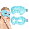 Luxtude Gel Eye Mask Cooling Eye Mask for Dry Eyes 2PCS Heated Warm Eyes Ice Pack Reusable Gel Sleep Masks Frozen Cold C