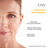 Eye Roller Serum with Caffeine Hyaluronic Acid Reduces Dark Circles Puffiness Fine Lines Cooling Steel Ball Applicator H