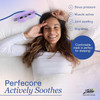 Perfecore Cooling Gel Eye Mask Cold Compress for Puffy Eyes Dark Circles Headaches Purple