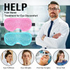 BeeVines Gel Eye Mask 2 Pack Cooling Ice Masks for Puffy Eyes for Men Women Cold Warm Compress for Post Surgery Puffines