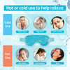 Ice Face Mask Reusable Cold Gel Mask for PuffinessDark CirclesEye BagsDry EyesHeadachesMigrainesStress Relief Ice Pack f