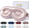ZIMASILK Adjustable 22 Momme 100 Pure Mulberry Silk Sleep Mask 3D Contoured Cup Eye Mask for Sleeping Super Soft Breatha
