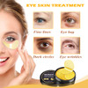 Devimic 24K Gold Eye Mask 30 Pairs Under Eye Masks for Dark Circles and Puffiness Treatment Under Eye Patches for Puffy
