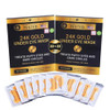 Bisou Bisou Bisou 24K Gold Under Eye Patches 44 Pairs Collagen Masks for Dark Circles Puffiness Wrinkles Skincare Treatm