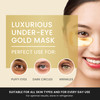 Bisou Bisou Bisou 24K Gold Under Eye Patches 44 Pairs Collagen Masks for Dark Circles Puffiness Wrinkles Skincare Treatm