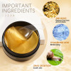 LIYALAN 24K Gold Under Eye Patches for Dark Circles and Puffiness Eye Mask Skin Care Products for Puffy Eyes Beauty for