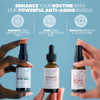 Eva Naturals Facelift in a Bottle Serum Set Vitamin C Retinol Eye Gel for Face Eyelid Firming Wrinkle Moisturizer Kit Da