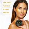 Arvesa Under Eye Mask for Dark Circles and Puffiness Wrinkles 24k Gold Under Skincare Treatment Patches for Puffy Eyes w