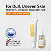 iUNIK Propolis Vitamin Eye Cream Set Eye Cream 101 floz Mini Serum 051 floz Featuring Propolis Extract Buckthorn