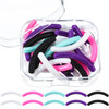 Zhehao 30 Pcs Eyelash Curler Colorful Refill Pads Silicone Rubber Replacement Refills Pads Compatible with Universal Las