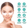 Qleng 50 Pairs Under Eye Pads Eyelash Extension Eye Pad for Lash Extensions Hydrogel Eye Patch DIY False Eyelash Lash Ex
