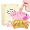 MEICOLY Moisturizing Lip Masks Crystal Collagen Eye Mask Gel AntiAging Eye Patches Dark Circle Remover 18 Packs with Box