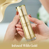 OROGOLD 24K Intensive Eye Serum Under Eye Serum to Help Reduce the Look of Dark Circles and Puffiness Gold Green Tea Alo