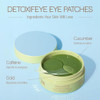Pixi DetoxifEYE Depuffing Hydrogel UnderEye Patches Cucumber Hyaluronic Acid Caffeine for Puffy Eyes and Dark Circles Hy