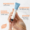 Beauty by Earth Under Eye Cream Cooling AntiAging Hyaluronic Acid Eye Gel for Dark Circles Puffiness Wrinkles