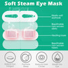 Silicherry 50 Packs Steam Eye Mask for Dry Eyes Spa Warm Sleep Mask Self Heating Disposable Eye Masks for Home Office Tr