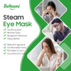 BeHoomi 20 Packs Steam Eye Mask Heated Eye Mask Warm Compress for Eyes Disposable Self Heating Steam Mask Sleep Spa Trav