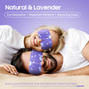 BeHoomi 20Packs Steam Eye Mask Heated Eye Mask Warm Compress for Eyes Disposable Self Heating Steam Mask for Home Sleep