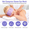 Serfeymi 22 Packs Steam Eye Masks Self Heating Warm Eye Mask Disposable Eye SPA Heated Eye Mask for SleepingRelief Eye F