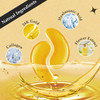 Adofect 30 Pairs Under Eye Patches Reduce Eye Bags 24K Gold Eye Mask Collagen Under Eye Gel Pads for Puffiness and Dark