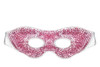 Eye See Gel Eye Mask Pink Cold Compress Ice Pack with Gel Beads Microwave Safe for Heat Therapy Great for Puffy Eyes Dar