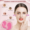 2 Packs 60 Pcs Under Eye Patches 24K GoldPink 30 Pairs Women Undereye Mask for Puffy Eyes Dark Circles Treatment Men Col
