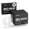 BRO MASK Under Eye Patches for Men with Hydrogel 6 x 1 pack AntiAging Korean Eye Masks for Dark Circles and Puffiness Pu