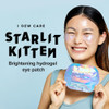 I DEW CARE Hydrogel Eye Patch Starlit Kitten Korean Under Eye Patches for dark circles and puffy eyes Smooths Puffy Eyes