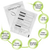 COOSKIN 100 Pairs Under Eye PadsLint Free Lash Extension Under Eye Patches for Eyelash ExtensionEye Mask Beauty Tool FOX