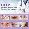 Aroma Season Heated Eye Mask Warm Eye Compress for Dry Eyes MGD Stye Blephartitis Sinus Migraine Graphene Heating Elemen