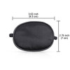 ewinever Pure Silk Eye Patch For Adults Amblyopia Obscure Astigmatism Training Strabismus Correction Black