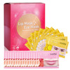 MEICOLY 30 Pads Lip and Eye Mask SheetMoisturizing Gold Caviar Under Eye Mask Strawberry Lip MaskCrystal AntiAging Eye P