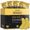 Maskiss 24k Gold Under Eye Patches 25 Pairs eye mask Collagen Skin Care Products Eye Patches for Puffy Eyes eye masks fo