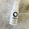 Priori Skincare Eye Serum with AHA Lactic Acid Caffeine Vitamin C E A Firming Depuffing Eye Gel for Dark Circles and Wri