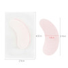 Mekupeu 100 Pairs Hydrogel Under Eye Gel Patches Lint Free Eye Lash Pads Eyelash Extension Tool Mask Eyepads Transparent