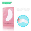 100 Pairs Set Under Eye Pads Comfy and Cool Under Eye Patches Gel Pad for Eyelash Extensions Eye Mask Beauty Tool Pink